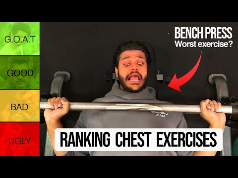 17 Chest Exercises Ranked from WORST❌ - BEST✅ [ Tier List]