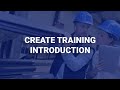 Create training introduction  human focus