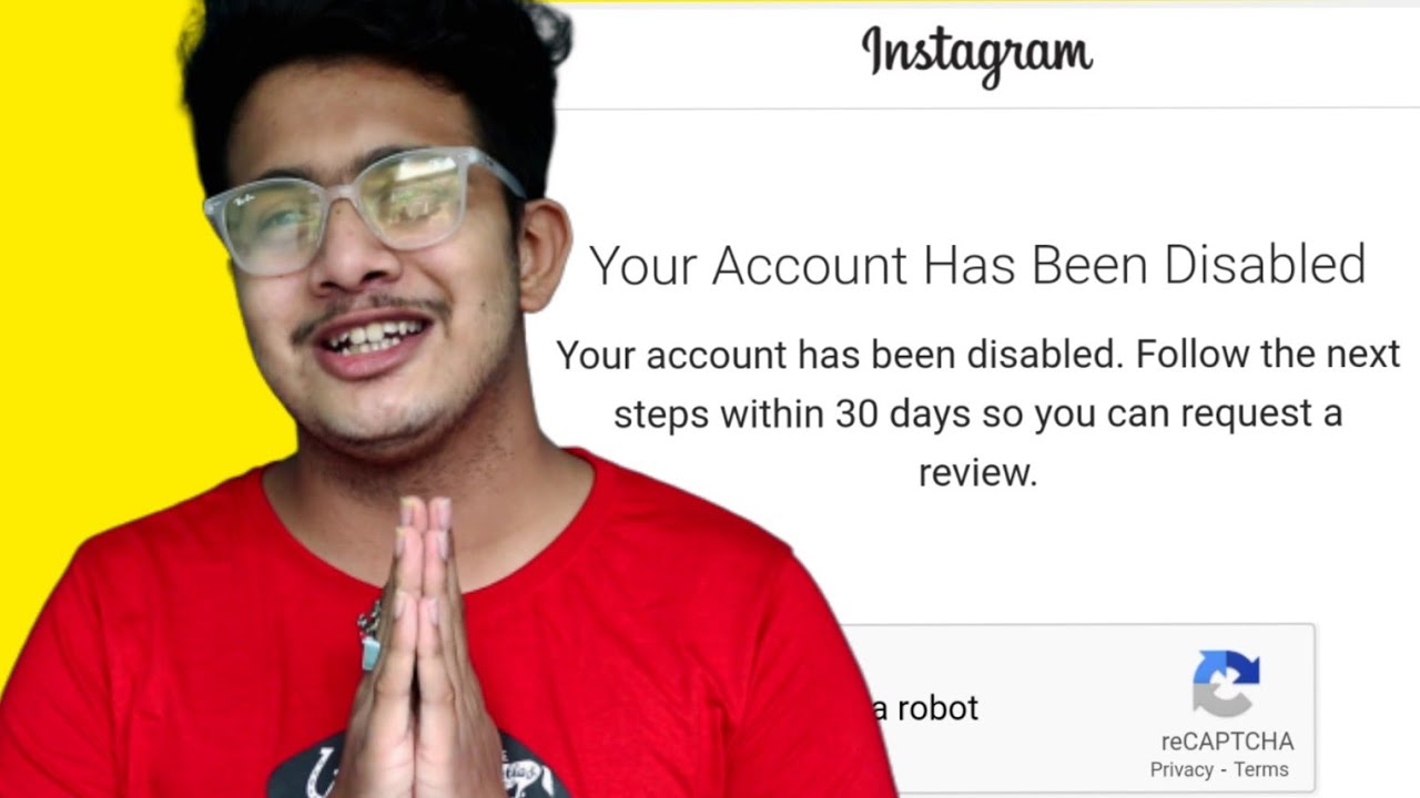 My Instagram Account Got Permanently Deleted Disable Sumeddhjoshi