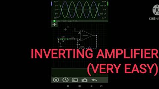 INVERTING AMPLIFIER 🔴|| OPAMP APPLICATION||every circuit screenshot 4