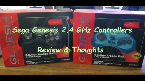 2.4 GHz Sega Genesis/Mega Drive Controller