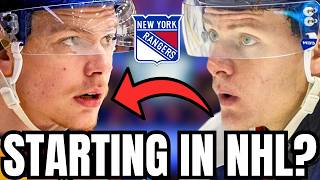Could These TOP PROSPECTS Make The New York Rangers OPENING NIGHT LINEUP?