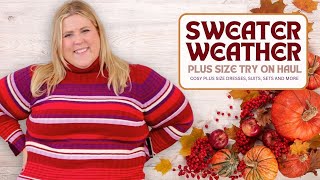 COZY TIME!! Plus size Sweater Dresses & Sweater Set Try On Haul