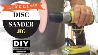 Disc Sander Jig