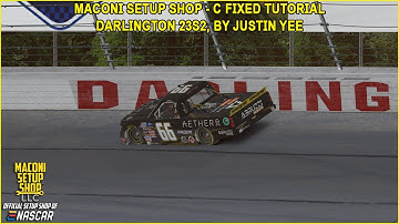iRacing Fixed NASCAR Series Tutorial: C Fixed Trucks at Darlington 23S2. Maconi Setup Shop