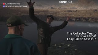 The Collector Year 6 - Easy Silent Assassin | Elusive Target | HITMAN 3 WoA