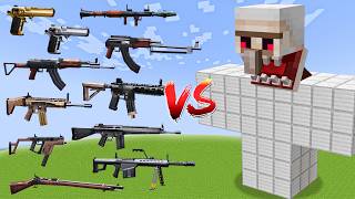 Which Tacz Gun Is The Strongest Against Iron Golem Mimicer ?