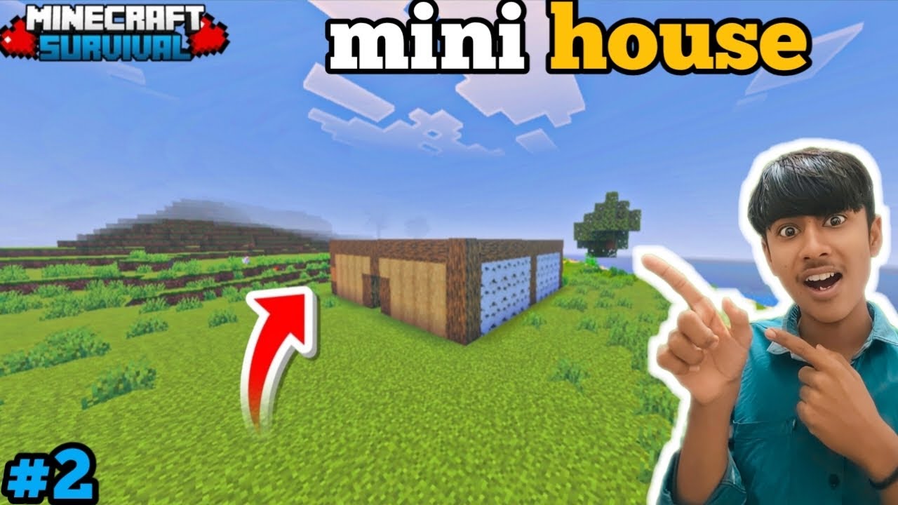 I build my house 🏡 ! Minecraft survival ! Part 1 ! Gaming video ! Ep#2 ...