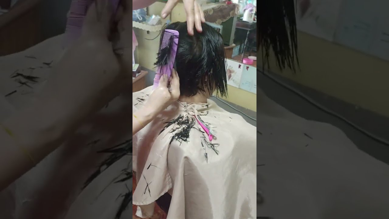 Finally i have cut my hair short Boy New year haircut change