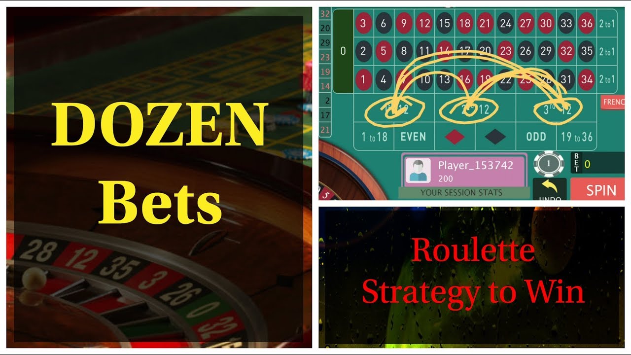 Dozen Rulet ROULETTE Strategy for Dozen - YouTube