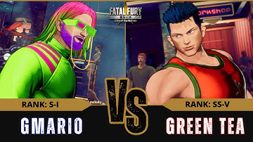 FF:CotW🐺GMARIO (Salvatore Ganacci) vs GREEN TEA (Dong Hwan)⭐Replay Match - [FATAL FURY: CotW] -05/25