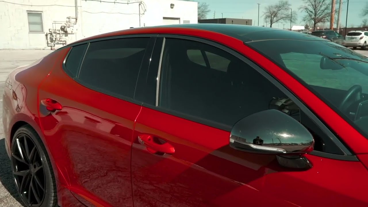 Lowered Kia Stinger - Customized by Auto Trim Restyling in St. Louis