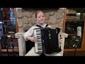 OTTAELI3796BK - Black Ottavianelli Elite Castelfidardo Piano Accordion LMMM 37 96 $6999
