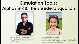 AlphaSimR - Breeder's Equation Simulation