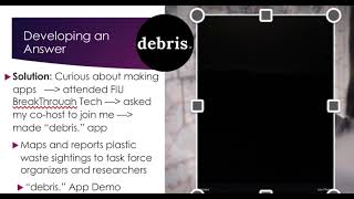 GCI E+I’s 2022 demo app “debris” !! screenshot 1