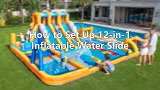 How to Set Up 12-in-1 Inflatable Water Slide