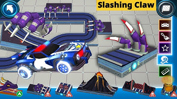 Racecraft Build & Race !! Unlocked New Paint for Charge Car in The Slashing Claw Track