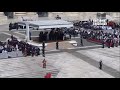 The eastern chant led by Patriarch Aram I together with his delegation and Leo XIV