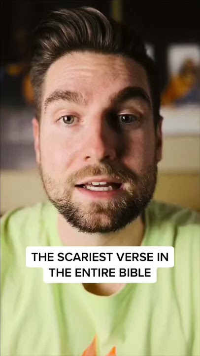 The SCARIEST verse in the entire BIBLE!! 😱📖