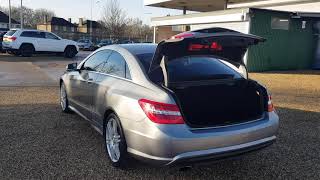 2013 Mercedes Benz e class coupe