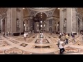 360 video: Inside Saint Peter's Basilica, Rome, Italy