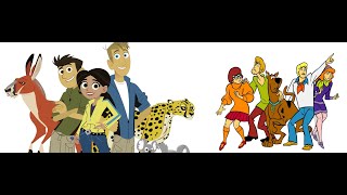 Wild Kratts and Scooby-Doo Crossover Resimi