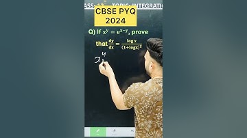 CBSE Board PYQ 2024 || Differentiation  Chapter 5 Class 12 Board Exam 2025 NCERT