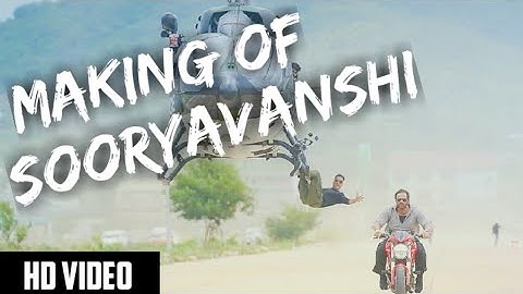 Making of SOORYAVANSHI | Akshay Helicopter scene | Behind the scenes