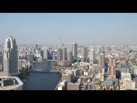 Timelapse Tokyo Sumida River 隅田川 タイムラプス 2014.4.12