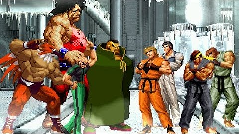 [KOF Mugen] Memorial | SF & KOF Wrestlers vs Martials | Epic Showdown [ 4vs4 ]