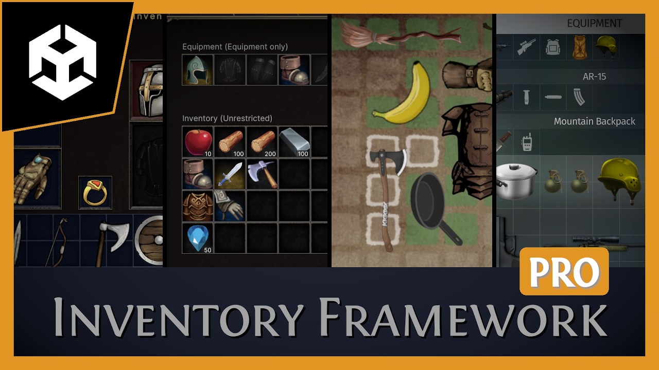 Unity - Inventory Framework PRO v2 (UI Toolkit) - YouTube
