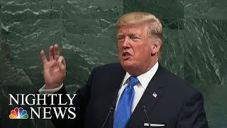 Donald Trump: U.S. May Have No Choice But To ‘Totally Destroy North Korea’ | NBC Nightly News