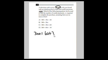 SAT Practice Test 10- Section 3- Question 2- Tutorial