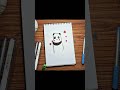 Little baby panda easy drawing #drawing #viral shorts #art #painting #easy learning