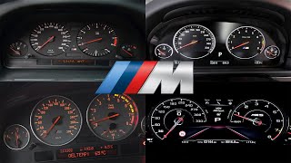 BMW M5 - ACCELERATION Battle - (e34 vs e39 vs e60 vs f10 vs f90)