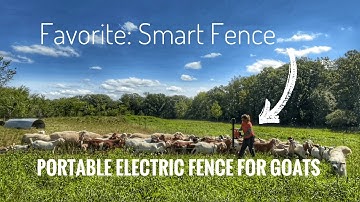 Portable electric goat fencing for adaptive grazing - Smart Fence