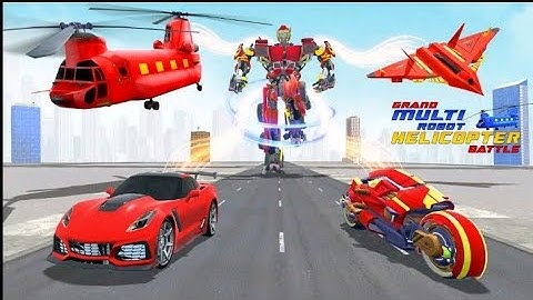 Multi Robot Transformation || JET Robot Car Transform || LA LA GAMES