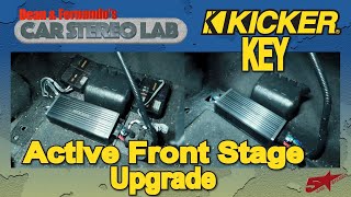 Kicker Key running Active front stage Car Stereo Lab