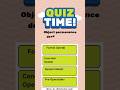 🧠 Quiz Time!Object permanence develops during which stage? 🤔Answer in comment #shorts #otet