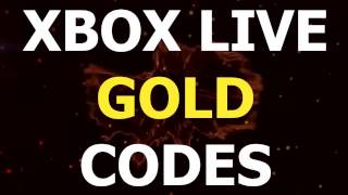 ► Free Xbox Live Gold Codes - Xbox Live Gold Code Generator 2017 Up-to-date ◄