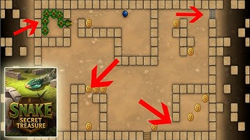 Snake Secret Treasure – Level 10 Walkthrough | The First Tricky Puzzle! 🧩🐍