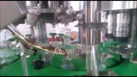 Dây chuyền  rủa chiết đóng nắp lọ nước  yến.