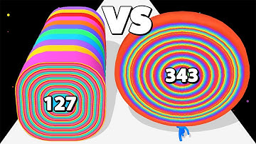 LAYER MAN /vs SMASH RUNNER ∞ ASMR Gameplay Android iOS • Layer Run 3D Satisfying Mobile Games