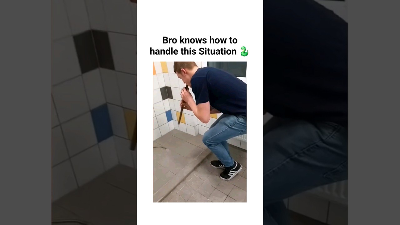 Bro knows something we don't 😱🐍