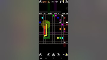 How To Solve Flow Free Jumbo Pack Level 27 13x13 Harder Board Walk Through Solution Walkthrough