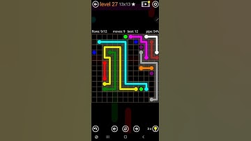 How To Solve Flow Free Jumbo Pack Level 27 13x13 Harder Board Walk Through Solution Walkthrough