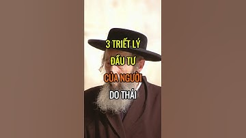 3 Triết lý ĐẦU TƯ của người DO THÁI | Chứng Khoán Số Official #shorts