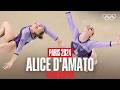 Italian Excellence! Alice DAmatos Floor Routine ????‍♀️???????? | Paris 2024