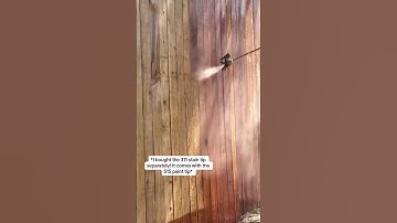 Did you know this Wagner paint sprayer also works with stain?! #paintsprayer #DIY #fencestaining