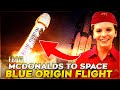 From McDonalds to SPACE | Blue Origin 5th flight